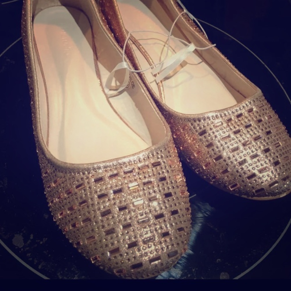 Rose Gold Flats